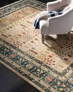 Image 1 of 3: Lauren Ralph Lauren Marqaux Navy Power-Loomed Rug, 8' x 10'