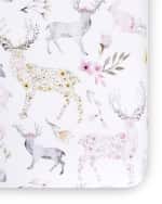 Image 1 of 4: Oilo Studio Fawn Jersey Standard Crib Sheet