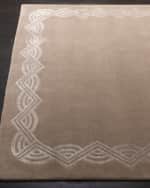 Image 3 of 3: Ralph Lauren Home Dufrene Taupe Hand-Knotted Rug, 6' x 9'