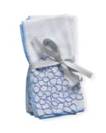 Image 1 of 2: Joanna Buchanan Hydrangea Embroidered Dinner Napkins, Set of 2