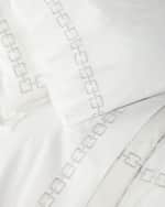 Image 1 of 3: Matouk Cadiz King Sheet Set
