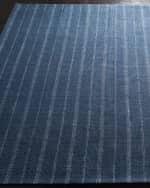 Image 2 of 2: Lauren Ralph Lauren Miles Navy Stripe Flat Weave Rug, 8' x 10'