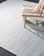 Image 1 of 2: Lauren Ralph Lauren Amalie Sage Hand-Woven Flat Weave Rug, 5' x 8'