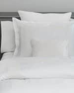 Image 2 of 2: Bovi Fine Linens Cotton Sateen King Pillowcases, Set of 2
