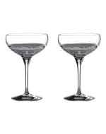 Image 1 of 3: Waterford Crystal Circon Large Coupes, Set of 2