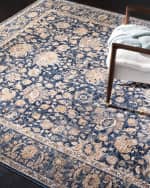 Image 1 of 4: Lauren Ralph Lauren Celia Navy Power-Loomed Rug, 5' x 8'