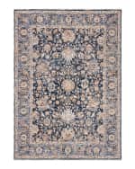 Image 1 of 4: Lauren Ralph Lauren Celia Navy Power-Loomed Rug, 6' x 9'