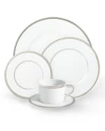 Image 2 of 3: Ralph Lauren Home Wilshire Dinner Plate, Platinum
