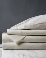 Image 1 of 2: Roma Luxe Ivory Queen Sheet Set