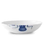 Image 2 of 2: Caskata Blue Lucy Coupe Soup Bowl, Set of 4