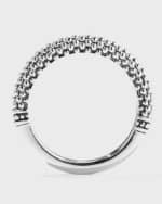 Image 4 of 5: LAGOS Silver Caviar Stackable Ring