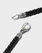 Image 3 of 5: LAGOS Black Caviar Rope Necklace, 16"L