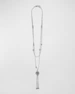 Image 4 of 5: LAGOS Sterling Silver Caviar Tassel Necklace