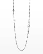 Image 3 of 5: LAGOS Sterling Silver Caviar Tassel Necklace