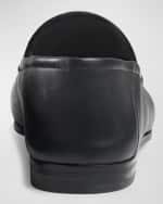 Image 2 of 4: Gucci Brixton Leather Horsebit Loafers