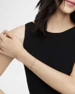 Image 2 of 4: David Yurman Cross Chain Bracelet with Diamonds in Silver, 1.7mm