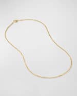 Image 4 of 5: David Yurman Men's Box Chain Necklace in 18K Gold, 2.7m, 26"L