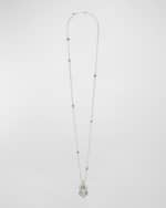 Image 2 of 4: LAGOS Newport 18K Gold Diamond Rope Pendant Necklace