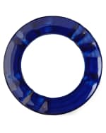 Image 1 of 5: Neiman Marcus 12-Piece Cobalt Brushstroke Dinnerware Set