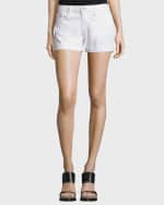 Image 1 of 4: FRAME Le Cutoff Rolled-Hem Shorts