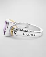 Image 4 of 4: LAGOS Caviar Color Faceted Ring