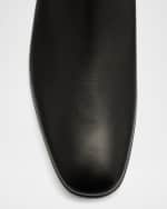 Image 4 of 6: Prada Saffiano Leather Chelsea Boots