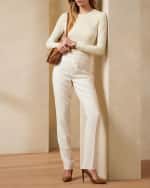 Image 2 of 5: Ralph Lauren Collection Crewneck Long-Sleeve Cashmere Sweater