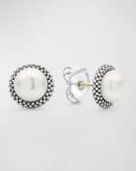 Image 4 of 5: LAGOS 8.5mm Pearl Caviar Earrings