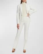 Image 2 of 5: Ralph Lauren Collection Alandra Straight-Leg Wool Pants
