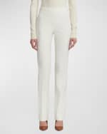 Image 3 of 5: Ralph Lauren Collection Alandra Straight-Leg Wool Pants
