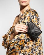 Image 2 of 4: Saint Laurent YSL Monogram Small Flap Wallet in Grained Leather