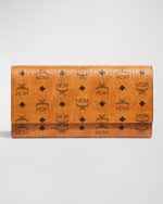 Image 1 of 5: MCM Color Visetos Large Tri-Fold Wallet