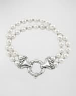 Image 1 of 5: LAGOS Luna Pearl Double-Strand Bracelet, 7mm, 7"