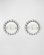 Image 4 of 5: LAGOS Fluted Pearl Stud Earrings, 12mm