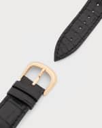 Image 3 of 5: Franck Muller Men's 18K Rose Gold Master Banker Watch with Alligator Strap