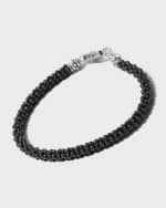 Image 4 of 5: LAGOS Ceramic Black Caviar Beaded Bracelet, Size Medium