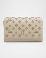 Image 1 of 4: Christian Louboutin Paloma Clutch in Loubinthesky Leather