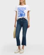 Image 4 of 5: MOTHER The Insider Crop Step Fray Jeans