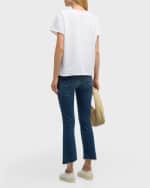 Image 2 of 5: MOTHER The Insider Crop Step Fray Jeans
