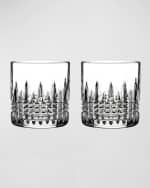 Image 1 of 2: Waterford Crystal Lismore Diamond Straight Sided Tumblers 6 oz., Set of 2
