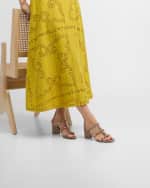 Image 2 of 6: Valentino Garavani Rockstud Caged 60mm Slide Sandals