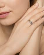 Image 2 of 4: David Yurman X Crossover Ring in Silver with 18K Gold, 6mm