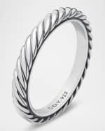 Image 4 of 4: David Yurman Cable Collectibles Band Ring in Silver, 3mm