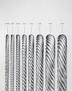 Image 3 of 4: David Yurman Cable Bracelet with Gemstones in Silver, 5mm