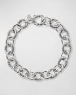 Image 4 of 4: David Yurman Oval Link Chain Bracelet in Silver, 10mm