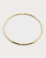 Image 4 of 5: Ippolita Small Hammered Bangle in 18K Gold