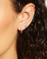 Image 5 of 5: Roberto Coin Pave Diamond Horseshoe Earrings