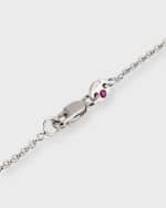 Image 3 of 5: Roberto Coin Integrated Diamond Cross Bracelet, White Gold