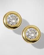 Image 1 of 5: Roberto Coin 18k Gold Diamond Stud Earrings