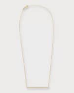 Image 1 of 5: Roberto Coin 18k Gold Diamond Bar Necklace